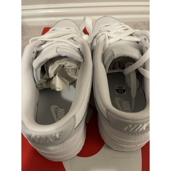 NEW Size 10.5 Men’s Nike Dunk Low Retro Pure Platinum DV0831 101 FAST SHIPPING - Picture 4 of 5